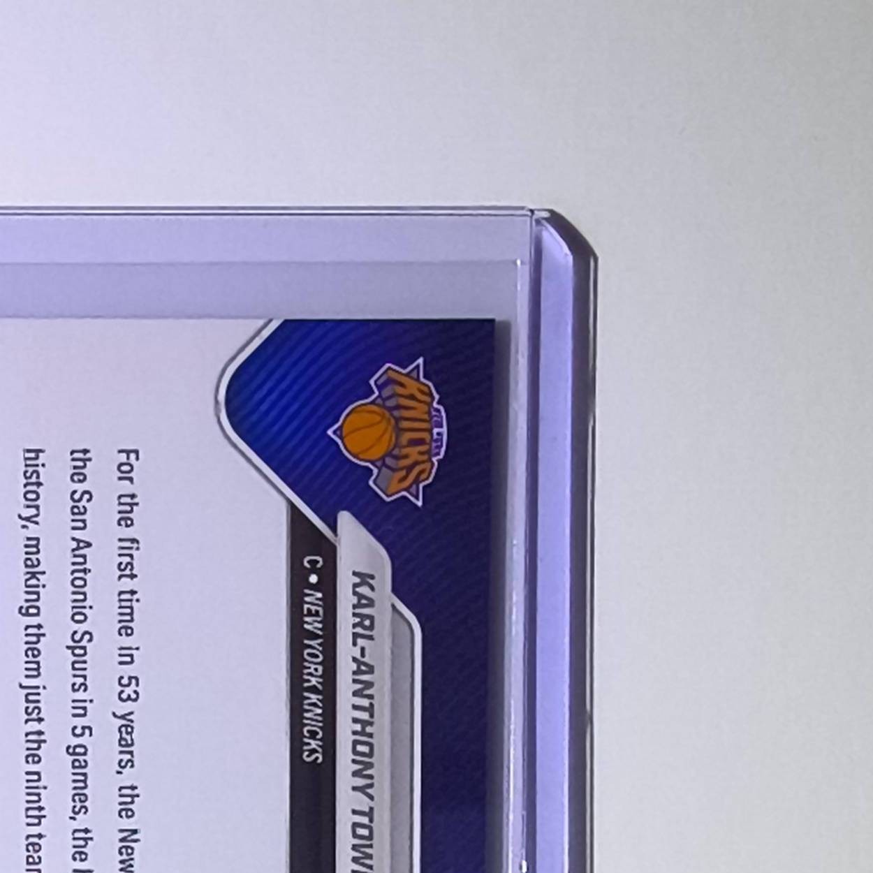 Karl-Anthony Towns 2026 Topps Now NBA Champions #C5 Card New York Knicks