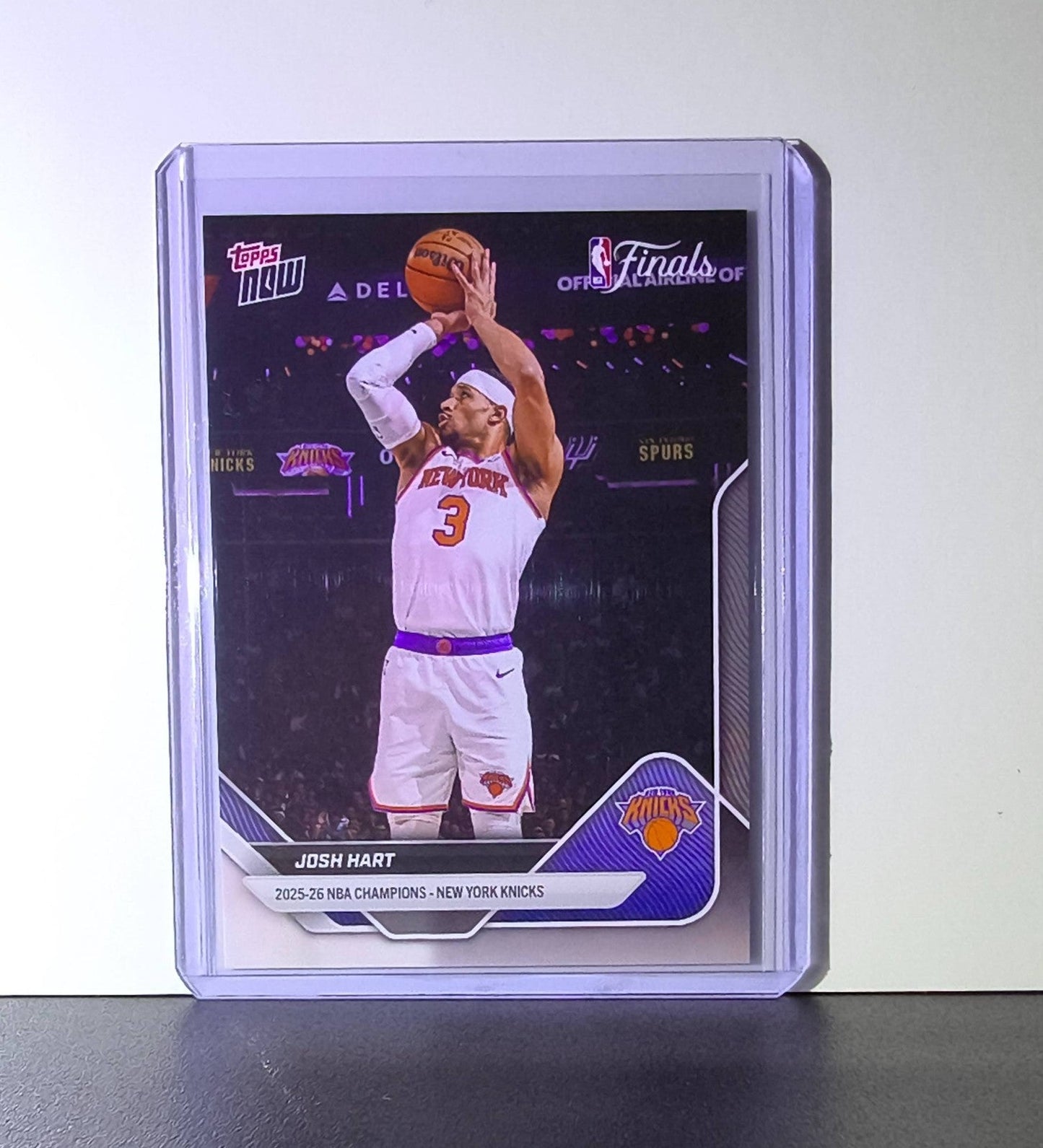 Josh Hart 2026 Topps Now NBA Champions #C2 Card New York Knicks