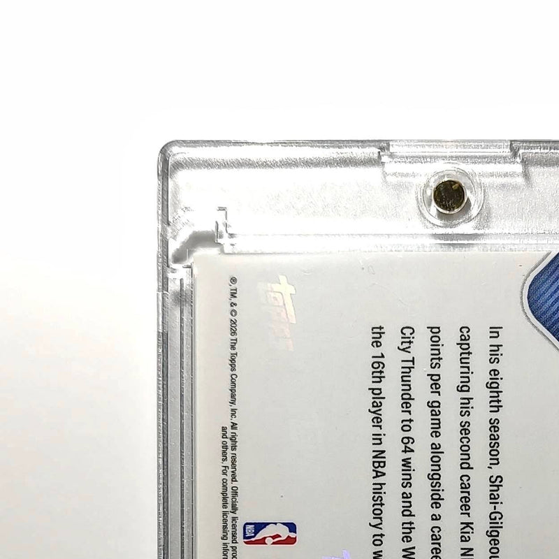 Shai Gilgeous-Alexander 2025-26 Topps MVPA Most Valuable Player 18/50 Gold Card
