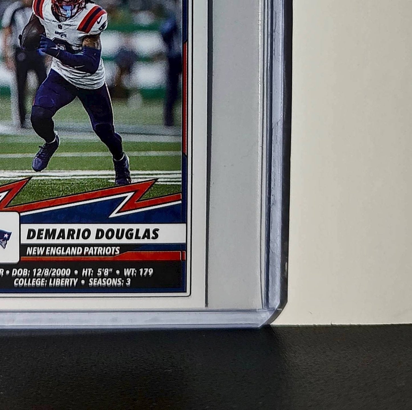 Demario Douglas 2025 Panini NFL #77 Sticker New England Patriots