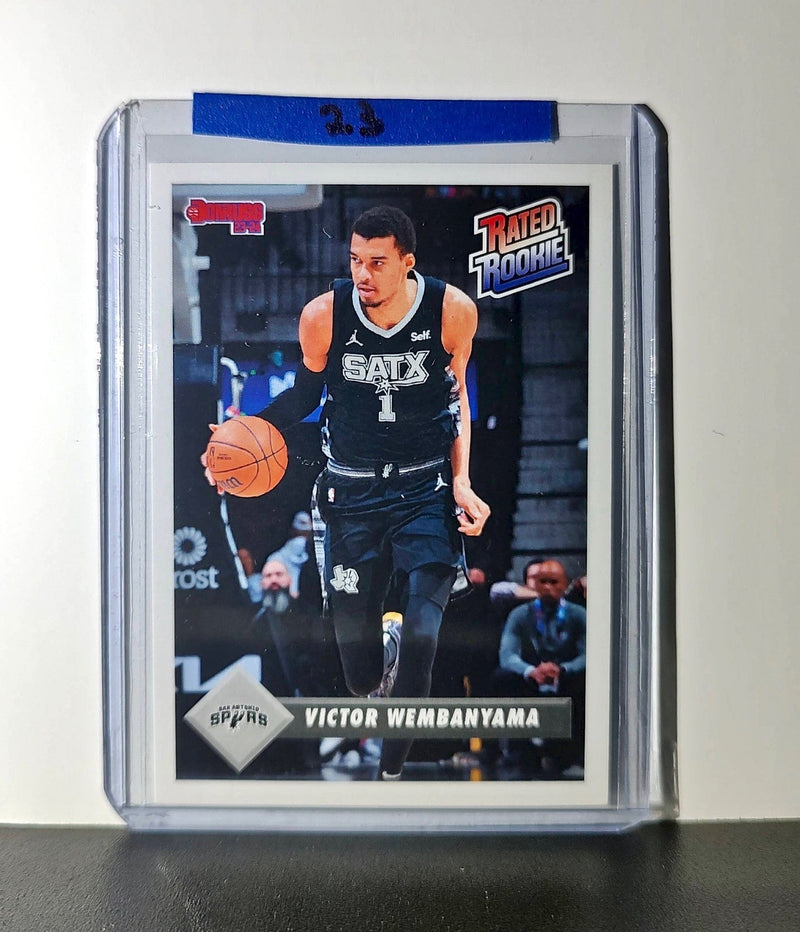 Victor Wembanyama Rookie 2023-24 Panini Donruss Rated Rookie #1 Basketball Card