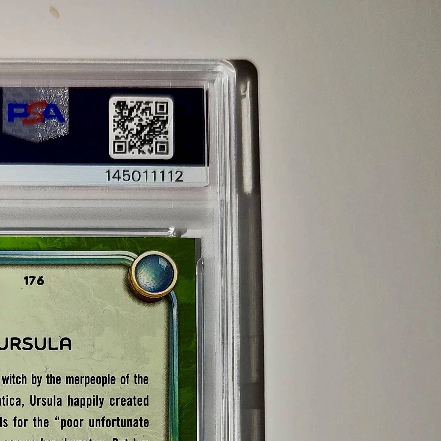 Ursula 2025 Topps Disney Wonder #176 Card The Little Mermaid PSA 10