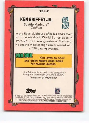 2024 Topps Big League Big Leaguer #TBL-2 Ken Griffey Jr. NM-MT Mariners ID:68826 - Baseball Card Single