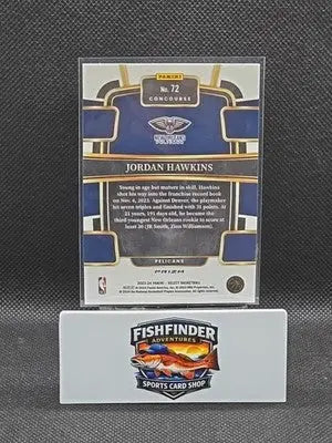 2023-24 Panini Select - Concourse Jordan Hawkins #72 Blue Prizm (RC) - Basketball Card Single