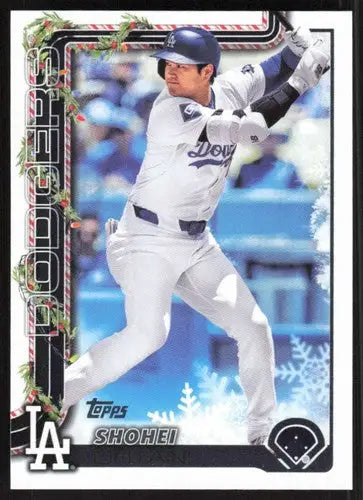 2025 Topps Holiday #H200 Shohei Ohtani NM-MT Dodgers ID:79996 - Baseball Card Single
