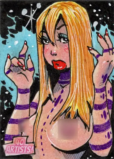 5finity 2022 40 Artists! Sketch Card George Webber - Non-Sport Single