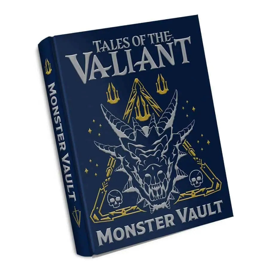 Blue Tales of the Valiant Monster Vault book from the Fantasy Monsters Valiant Monster Vault Special Edition collection