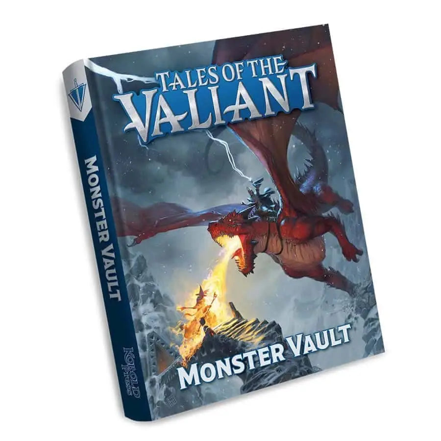 Image of Tales of the Valiant Monster Vault book for 5th Edition Roleplaying featuring fantasy monsters