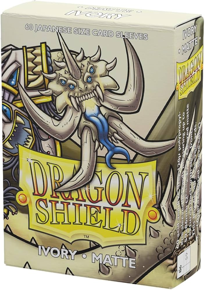 Dragon Shield Japanese Sized Matte Sleeves - Ivory 60ct