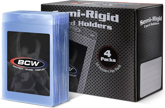 BCW Semi-Rigid Card Holder #1 - 200 Ct Box