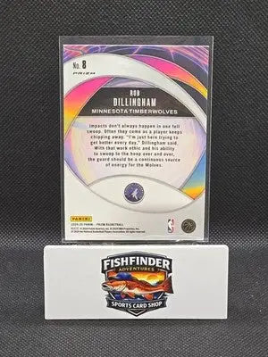 2024-25 Panini Prizm - Instant Impact Robert Dillingham #8 Silver Prizm (RC) - Basketball Card Single