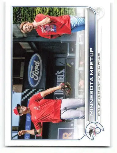 2022 Topps #122 Shohei Ohtani NM-MT Angels ID:40641 - Baseball Card Single