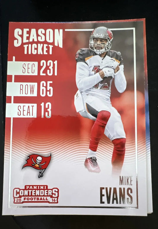 2016 Panini Contenders - Season Ticket Mike Evans #51