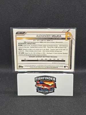 2021 Bowman Chrome - Prospects Alexander Mojica #BCP-179 Fuchsia Shimmer /199 - Baseball Card Single