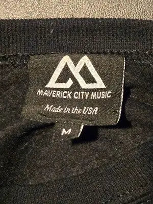 Maverick City Music Sweatshirt Mens M Black Crewneck Graphic Tiger Logo EST 2019 - Apparel