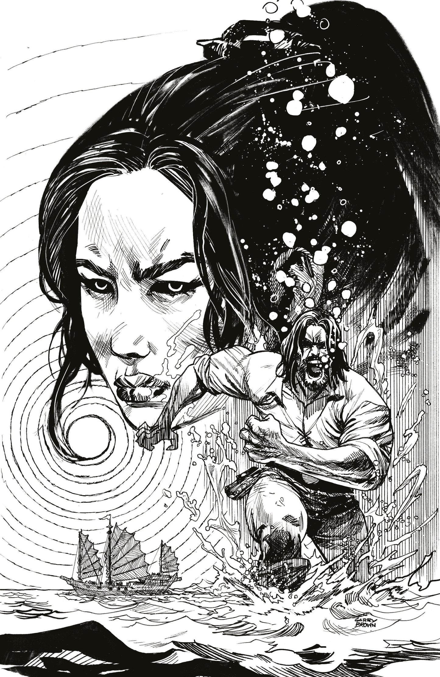 BRZRKR: The Bleeding Tide #1 L Unlimited Variant (Full Art, Brown)
