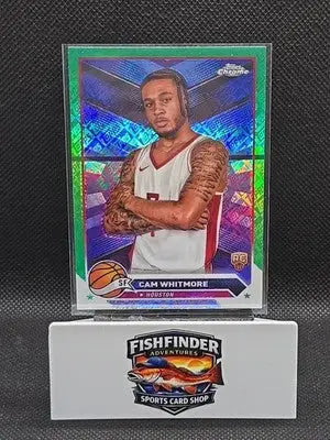 2023-24 Topps Chrome - Cam Whitmore #133 Green Topps Refractor (RC) - Basketball Card Single