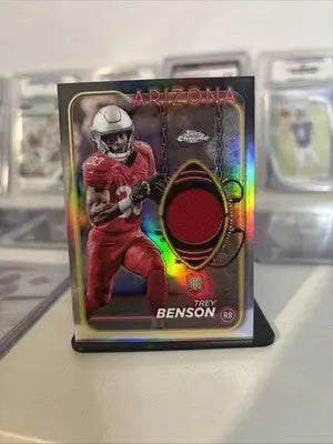 2024 Topps Chrome - Rookie Relics Trey Benson #CRR-TB (MEM RC) - Football Card Single
