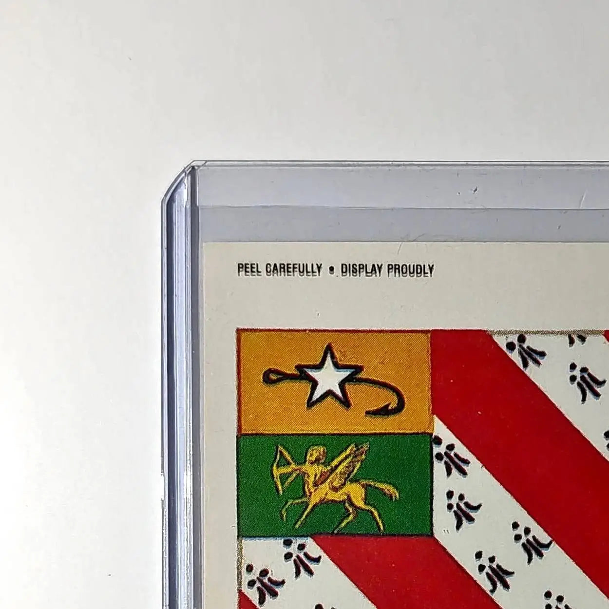8th Field Artillery Motto: Daring & Tenacious 1991 Topps Desert Storm #4 Sticker