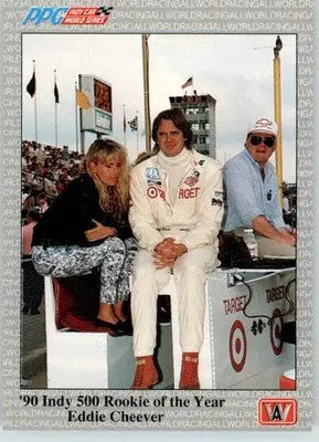 ’90 Indy 500 Rookie of the Year Eddie Cheever - 1991 All World - #46 - Racing - Racing Card Single