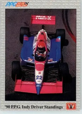 ’90 P.P.G. Indy Driver Standings - 1991 All World - #42 - Racing - Racing Card Single