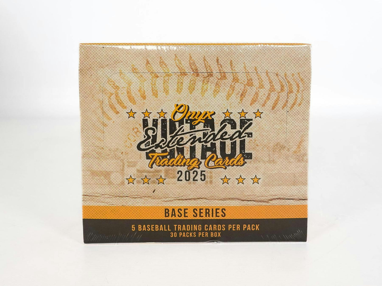 2025 Onyx Vintage Extended Series Baseball Hobby Box Front

2025 Onyx Vintage Extended Series Baseball Hobby Box Back

2025 Onyx Vintage Extended Baseball On-Card Autograph

2025 Onyx Vintage Extended Baseball Parallel Cards

2025 Onyx Vintage Extended Baseball Yellow Border Parallel

2025 Onyx Vintage Extended Baseball Slate Border Parallel

2025 Onyx Vintage Extended Baseball Blue Border Parallel

2025 Onyx Vintage Extended Baseball Burgundy Border Parallel

2025 Onyx Vintage Extended Baseball Gold Inscri