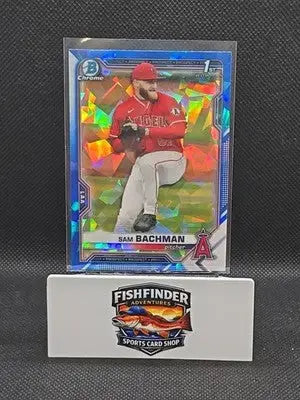 2021 Bowman Chrome Draft Sapphire Edition - Sam Bachman #BDC-196 (RC) - Baseball Card Single
