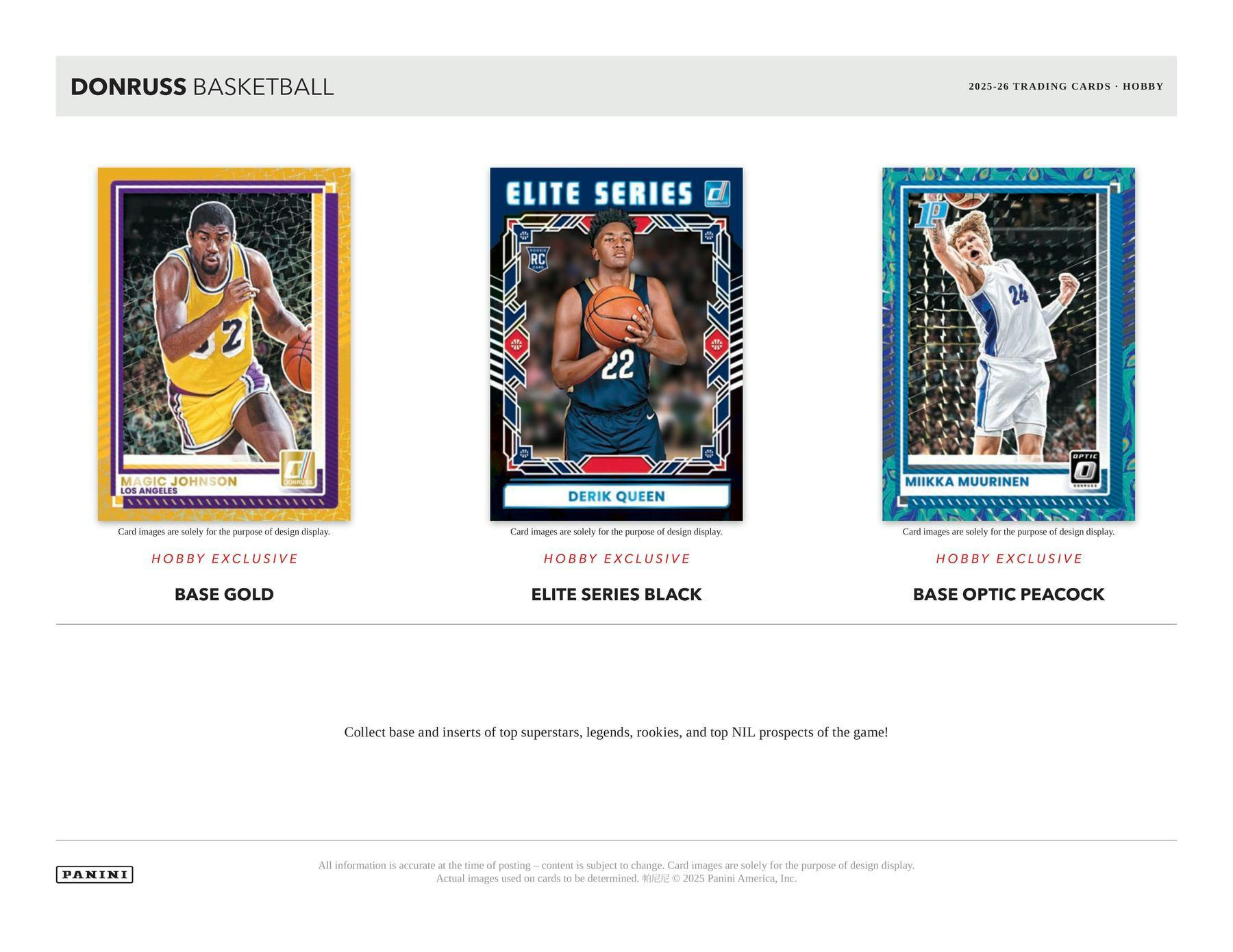 2025/26 Panini Donruss Basketball Hobby Box | Columbia Sports Cards | Columbia Hobby - Sports Card Boxes - Toploaders - Card Savers.