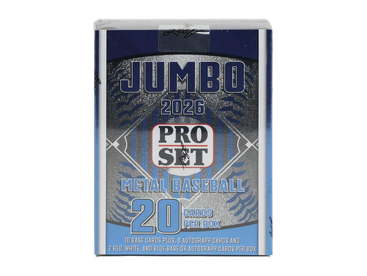 2026 Leaf Pro Set Metal Baseball Hobby Jumbo Box
Leaf Pro Set Metal Red White and Blue parallel card
Leaf Pro Set Metal Baseball autograph card