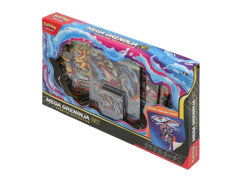 Pokémon Mega Greninja ex Premium Collection Box | Columbia Sports Cards | Columbia Hobby - Sports Card Boxes - Toploaders - Card Savers.