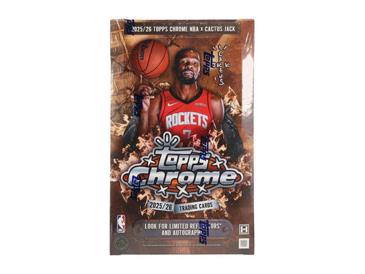 2025/26 Topps Chrome Cactus Jack Basketball Hobby Box
Cactus Mode insert from Topps Chrome Cactus Jack Basketball
Astrovision SSP insert from Topps Chrome Cactus Jack Basketball
Cactus Ink autograph card from Topps Chrome Cactus Jack Basketball