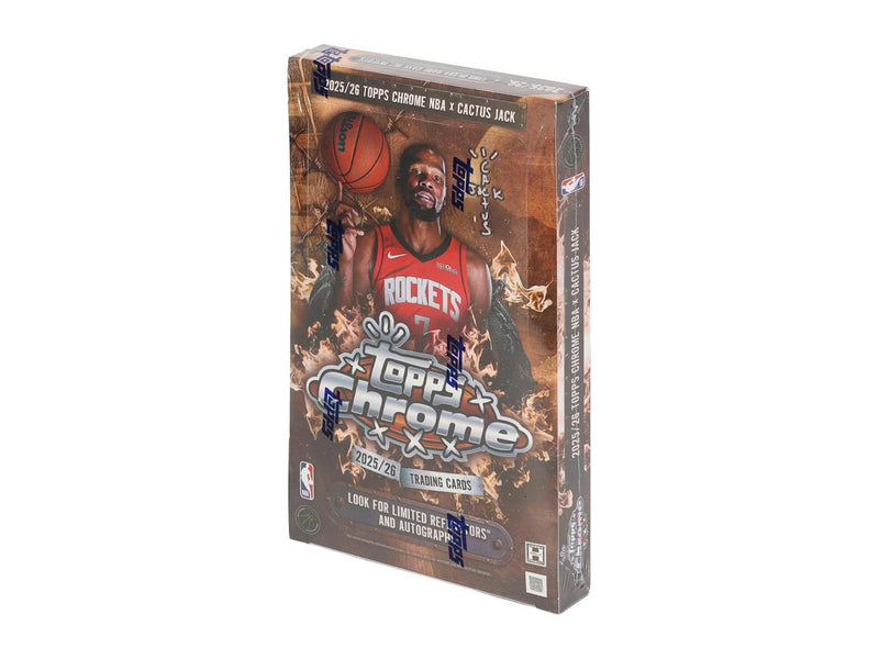 2025/26 Topps Chrome Cactus Jack Basketball Hobby Box | Columbia Sports Cards | Columbia Hobby - Sports Card Boxes - Toploaders - Card Savers.