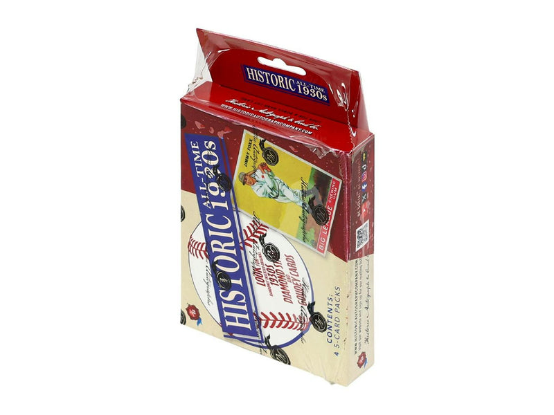 2026 Historic Autographs All-Time 1930s Baseball Hobby Box | Columbia Sports Cards