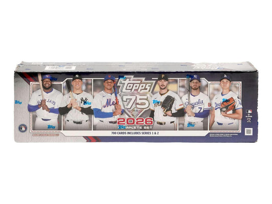 2026 Topps Baseball Complete Factory Set
Front of 2026 Topps Baseball Complete Factory Set
2026 Topps Baseball 700 Card Factory Set
2026 Topps Baseball Complete Set with Exclusive Rookie Cards