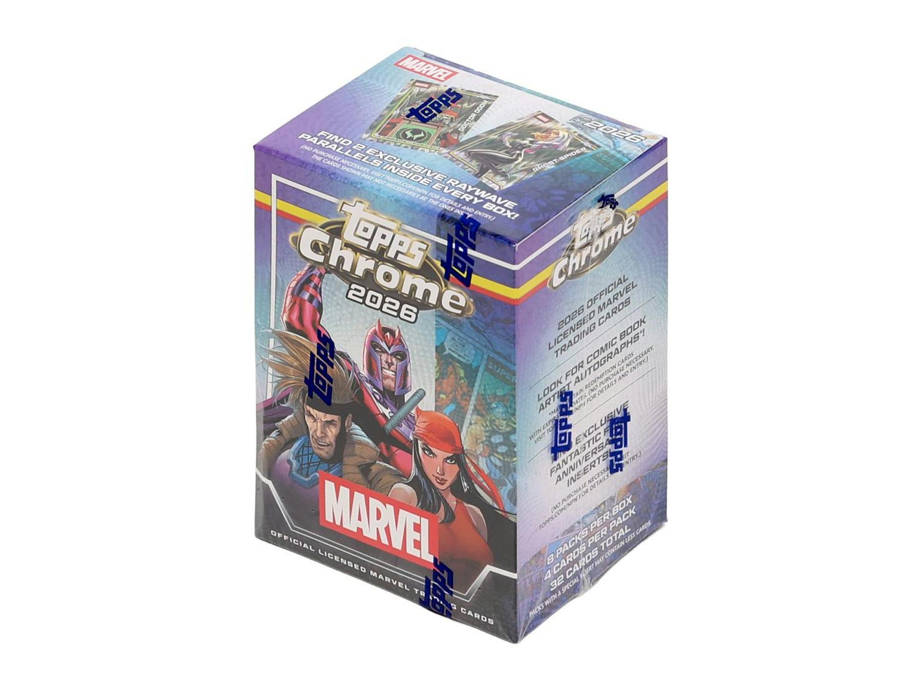 2026 Topps Chrome Marvel Comics Blaster Box | Marvel Trading Cards | Columbia Hobby - Sports Card Boxes - Toploaders - Card Savers.