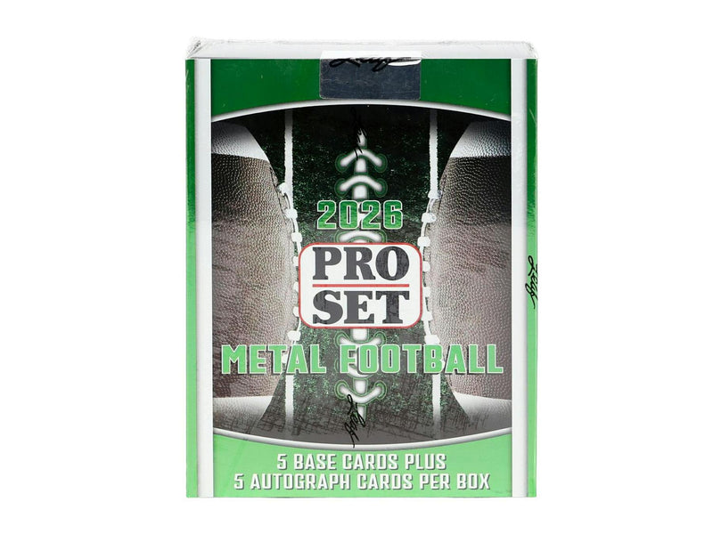 2026 Leaf Pro Set Metal Football Hobby Box | Columbia Sports Cards