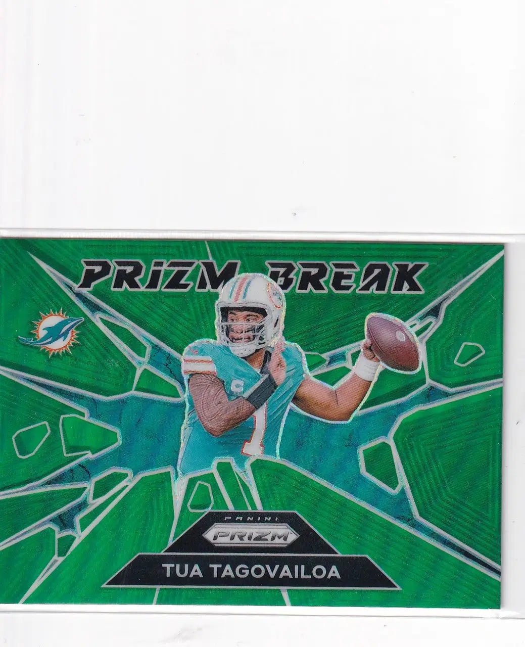 2024 PRIZM #10 TUA TAGOVAILOA GREEN PRIZM BREAK- MIAMI DOLPHINS