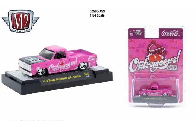 M2 Machines Coca-Cola Release A59 1972 Dodge Adventurer 150 Custom - Other