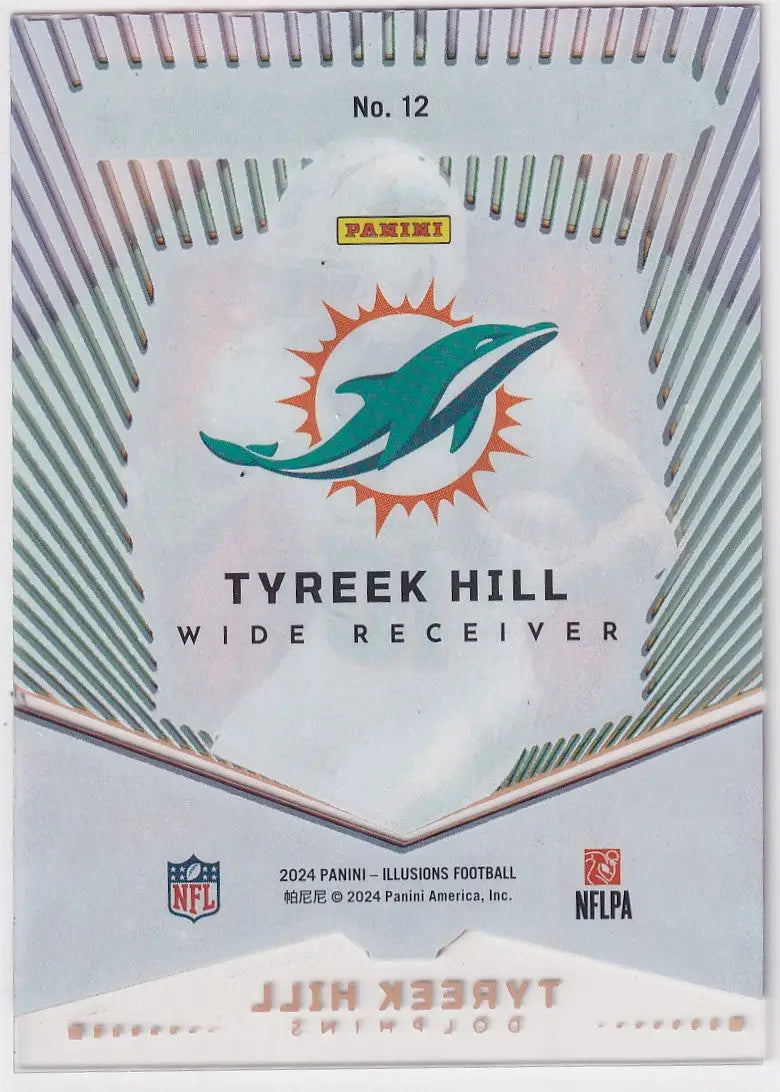 2024 ILLUSIONS #12 TYREEK HILL ABRACADABRA CLEAR- MIAMI DOLPHINS