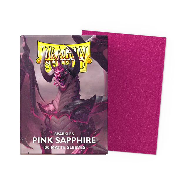 Dragon Shield Matte Sleeve - Pink Sapphire 100ct