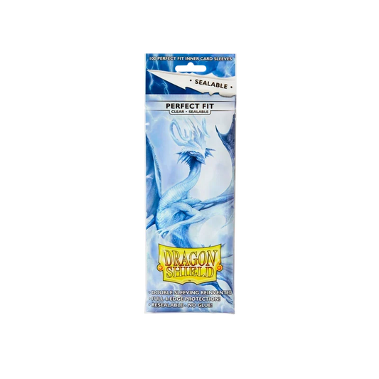 Dragon Shield Perfect Fit Sleeve - Clear Sealable 100ct