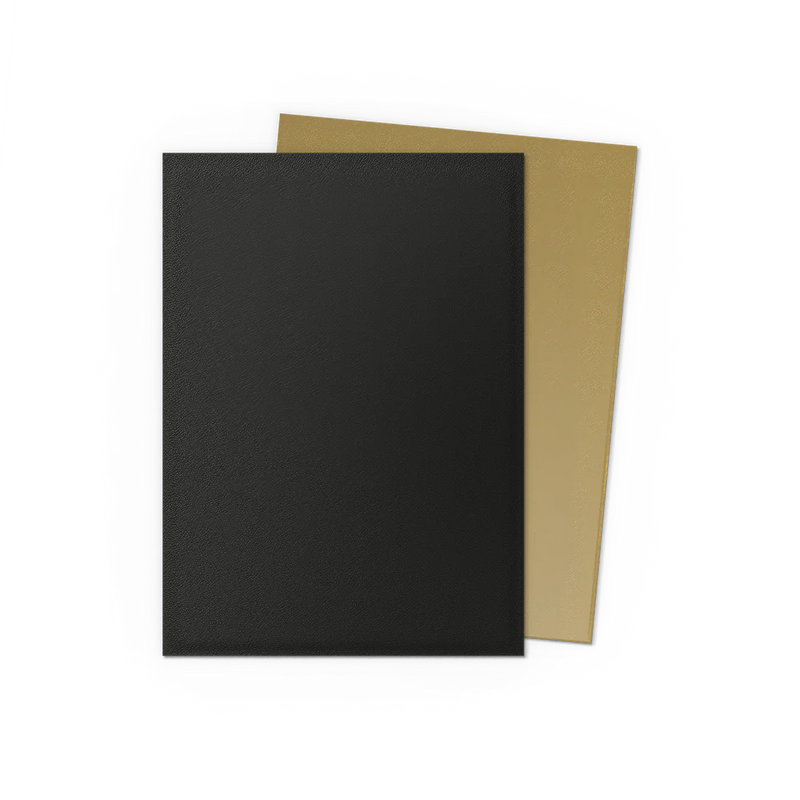 Dragon Shield Matte Dual Sleeve - Black & Gold 100ct