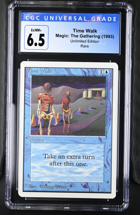 Magic: the Gathering MTG Time Walk [Unlimited Edition] Graded CGC 6.5 Ex/NM+