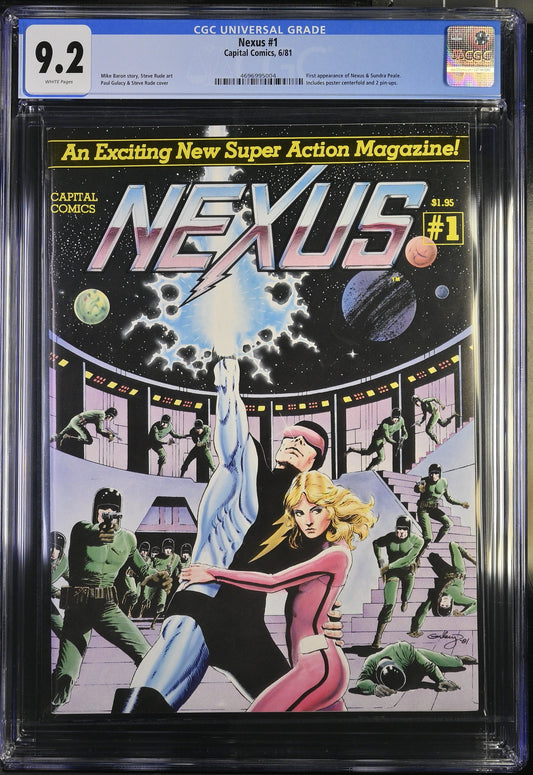 Nexus #1 (1981) Graded CGC 9.2 NM-