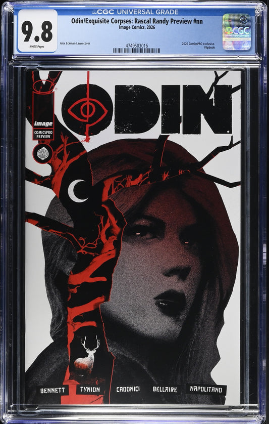 Exquisite Corpses: Rascal Randy / Odin Preview Flip Book #1 CGC 9.8