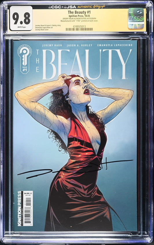The Beauty (2025) #1 CGC 9.8 JSA Signed Jeremy Haun