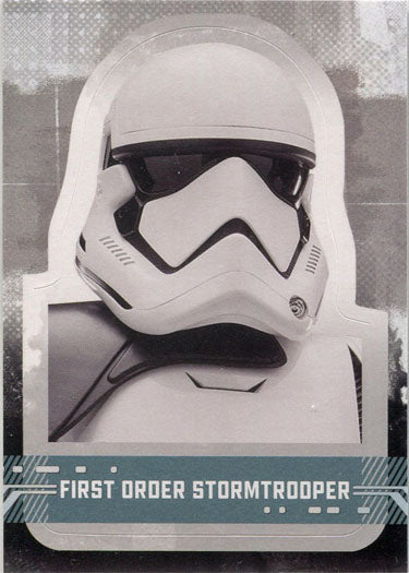 Star Wars Rise Skywalker Character Sticker Card CS-13 First Order Stormtrooper
