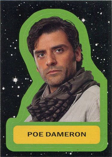 Star Wars Journey Rise Skywalker Sticker Card CS-3 Poe Dameron