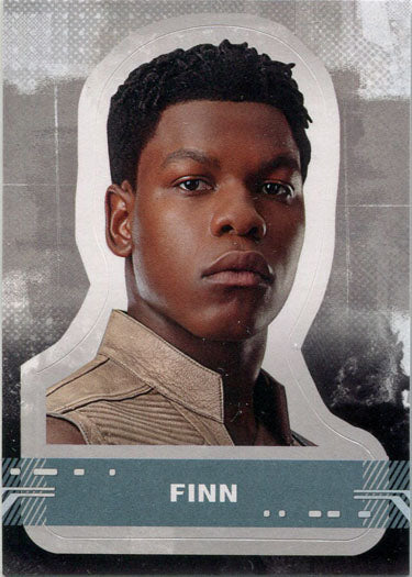 Star Wars Rise Skywalker Character Sticker Card CS-4 Finn