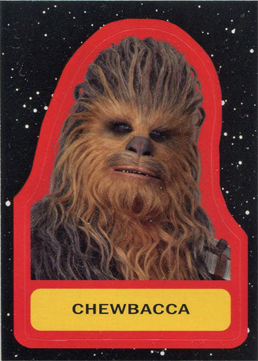Star Wars Journey Rise Skywalker Sticker Card CS-5 Chewbacca